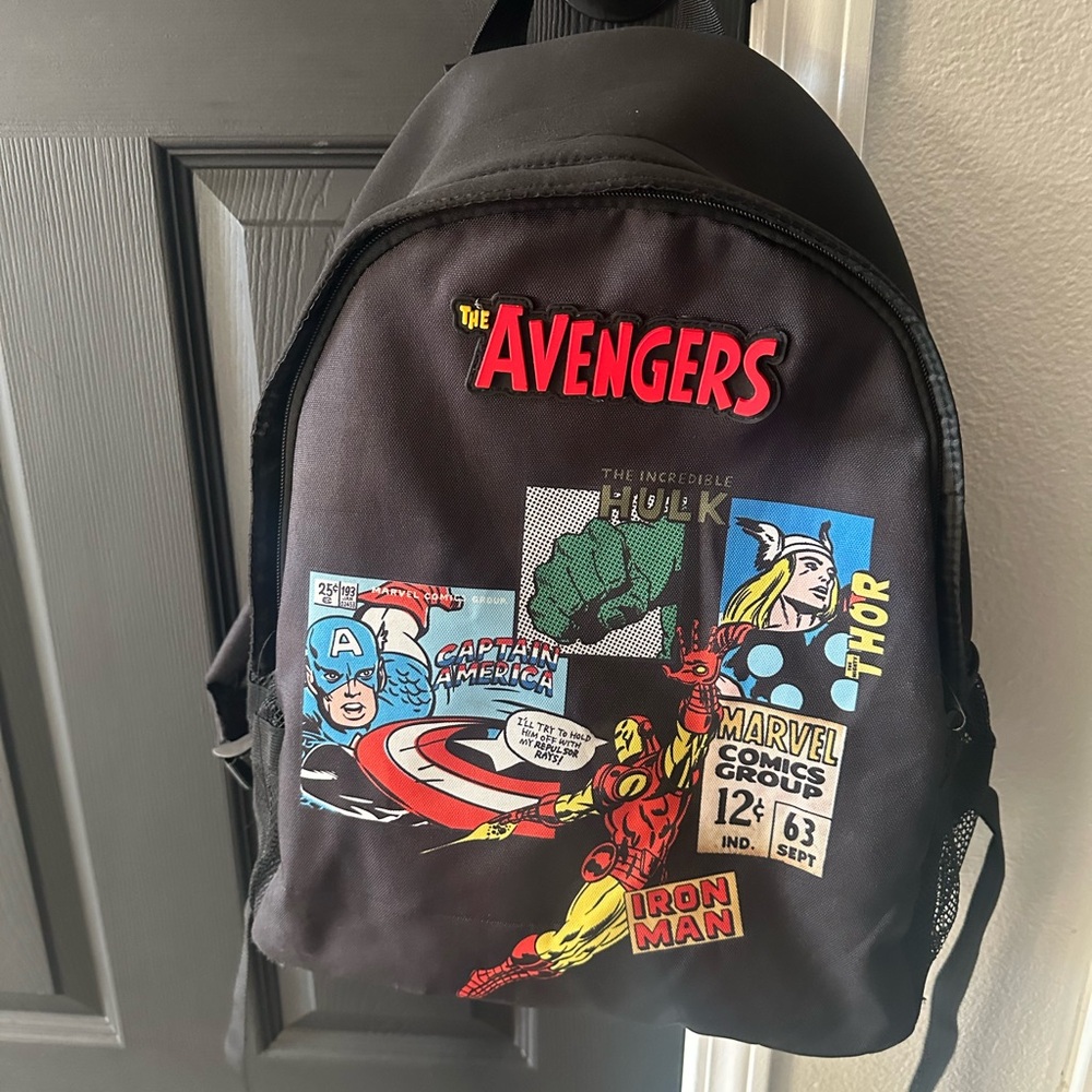 Disney Marvel Avengers Black Backpack